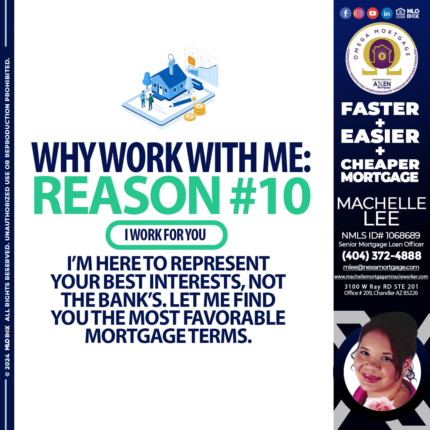 R10 - Machelle Lee -Reverse and Residential Mortgage Loan Expert