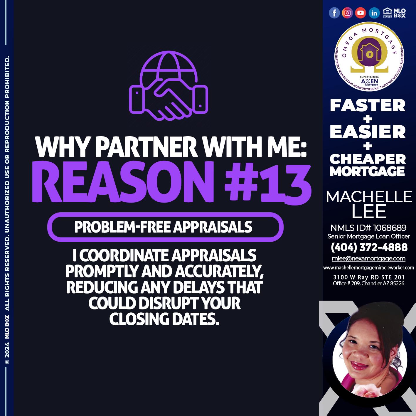 R13 - Machelle Lee -Reverse and Residential Mortgage Loan Expert