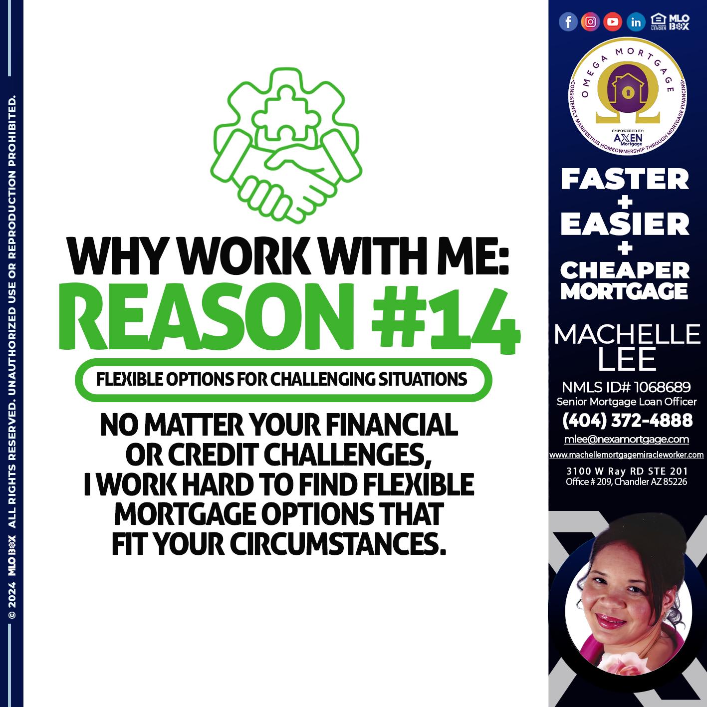 R14 - Machelle Lee -Reverse and Residential Mortgage Loan Expert