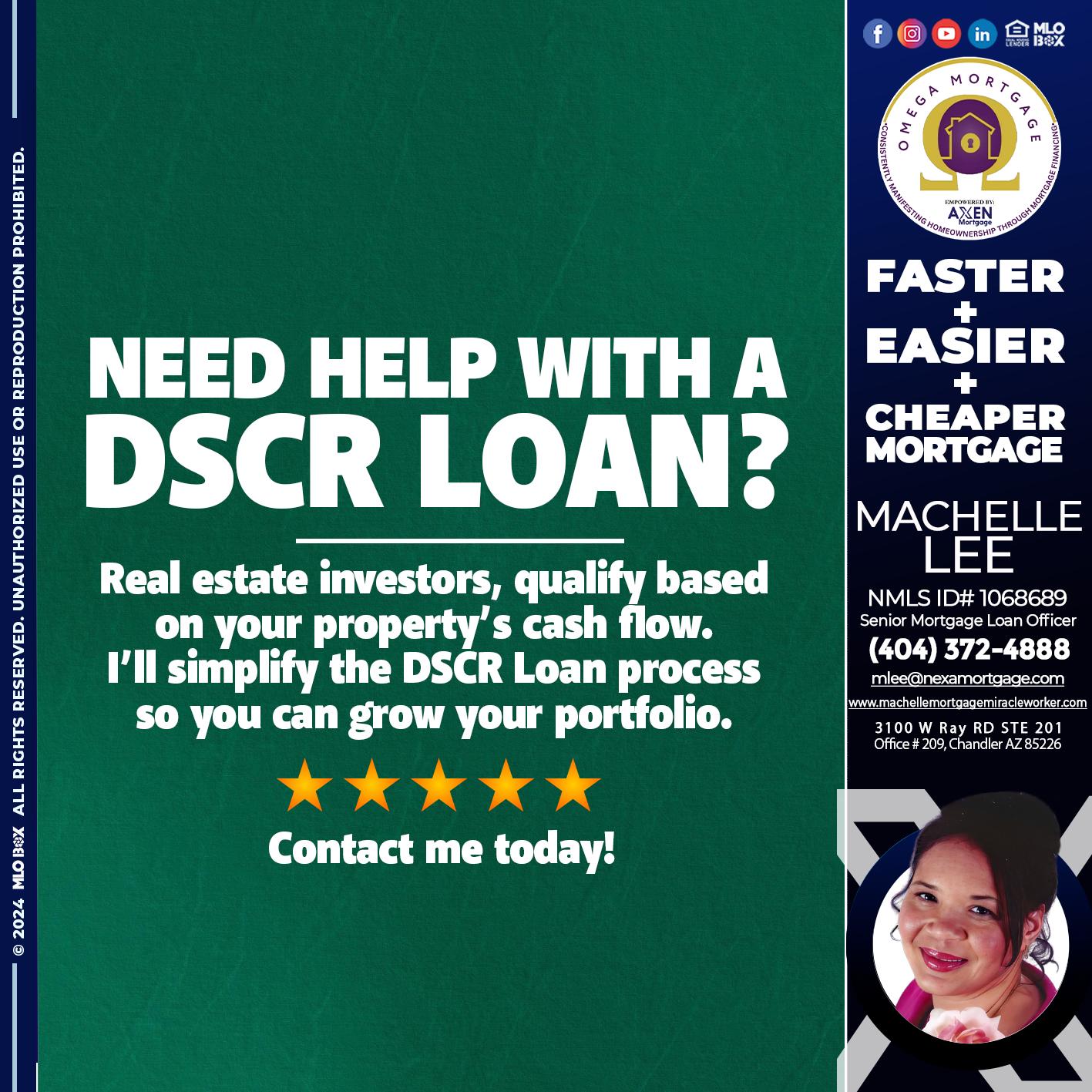 NEED HELP WITH - Machelle Lee -Reverse and Residential Mortgage Loan Expert