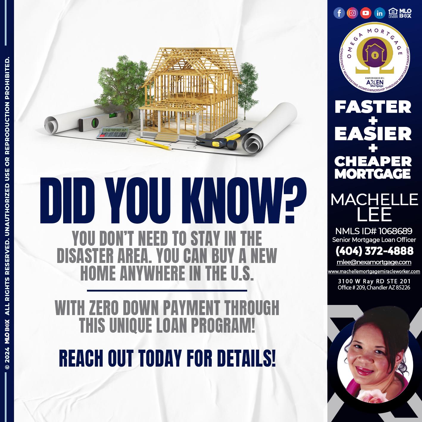 DID YOU KNOW - Machelle Lee -Reverse and Residential Mortgage Loan Expert