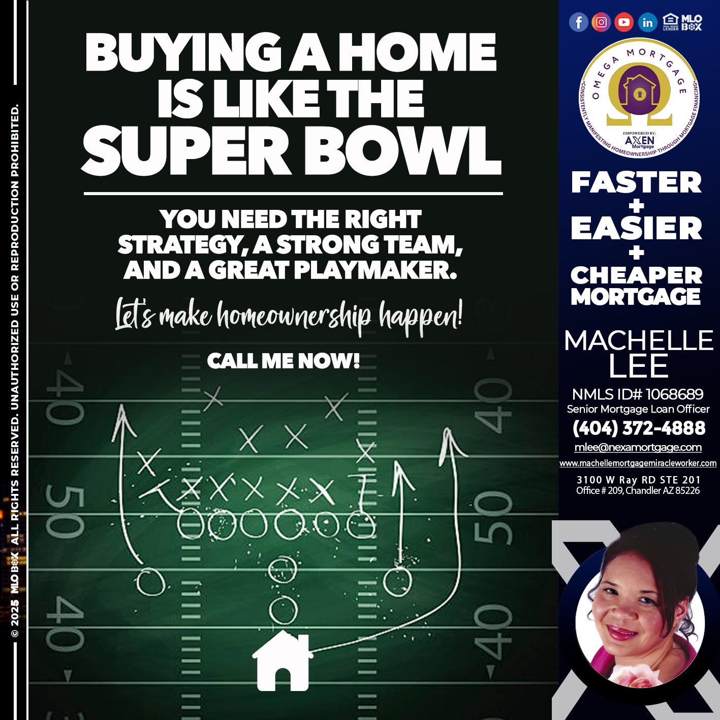 BUYING A HOME - Machelle Lee -Reverse and Residential Mortgage Loan Expert