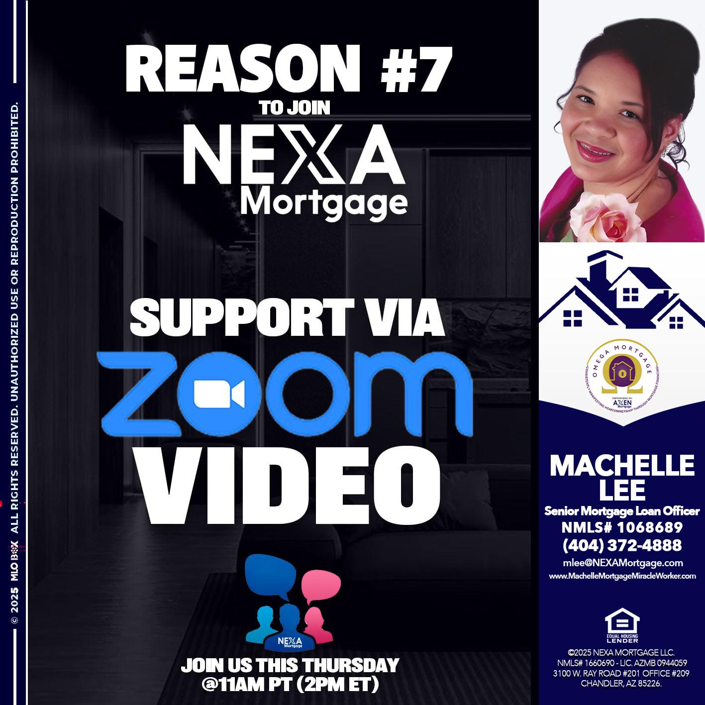 REASON 7 - Machelle Lee -Reverse and Residential Mortgage Loan Expert
