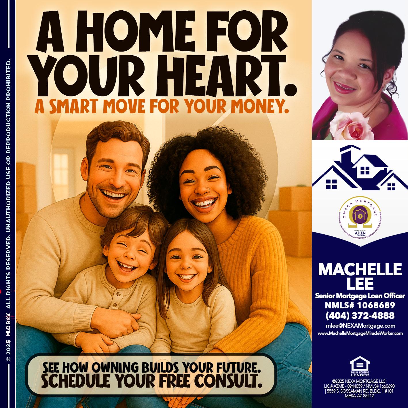 A HOME FOR - Machelle Lee -Reverse and Residential Mortgage Loan Expert
